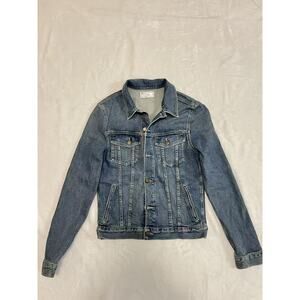 Asos Men Jacket Small Light Blue Denim Handpicked By Our Team!